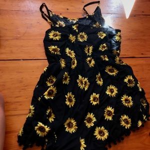 Sunflower romper!!